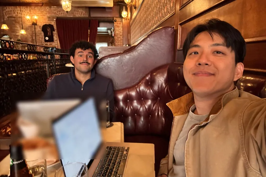 David Kim and Daniel Chalco, co-founders of Pigeon Labs
